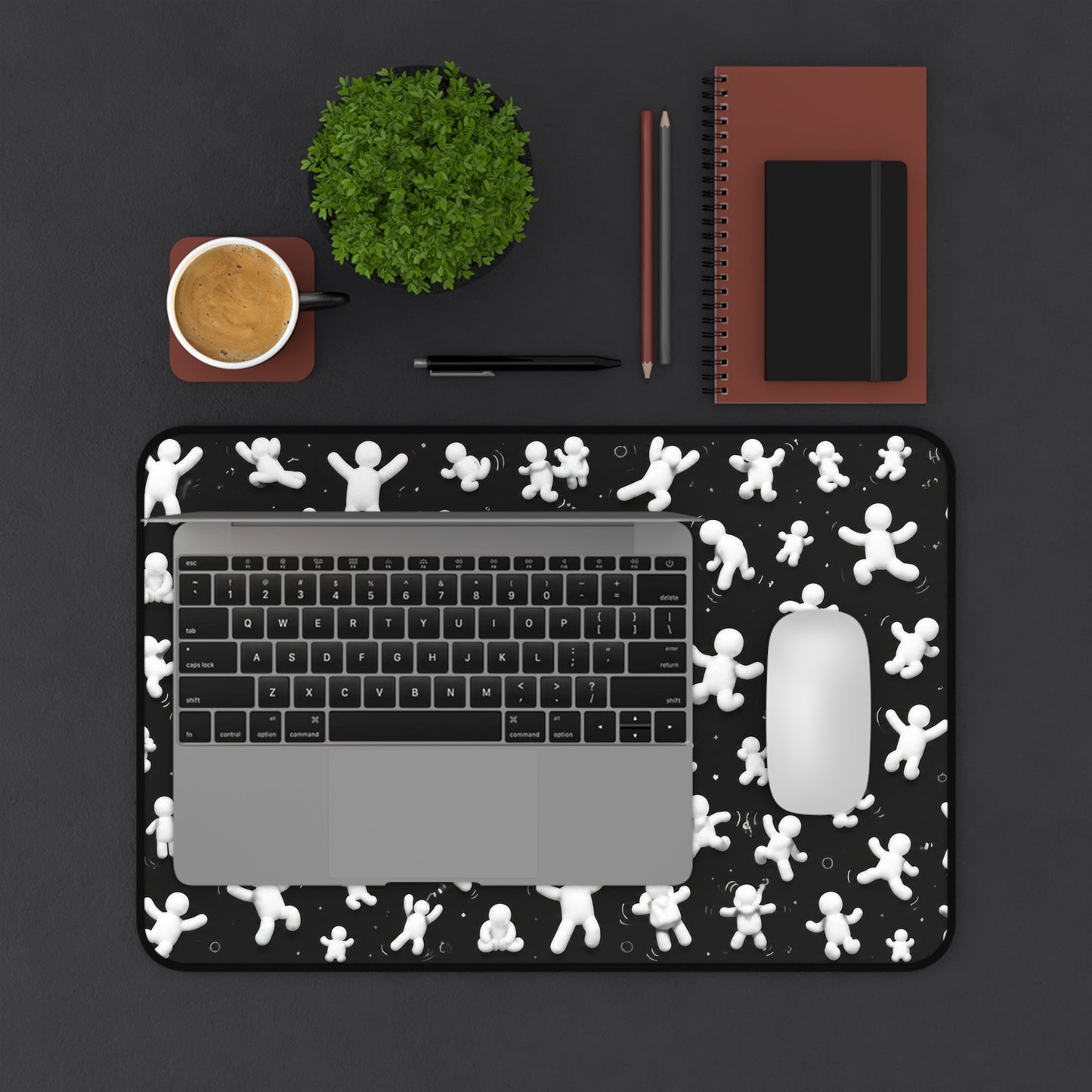 Playful Figures — Meccha Chameleon Desk Mat — view 3