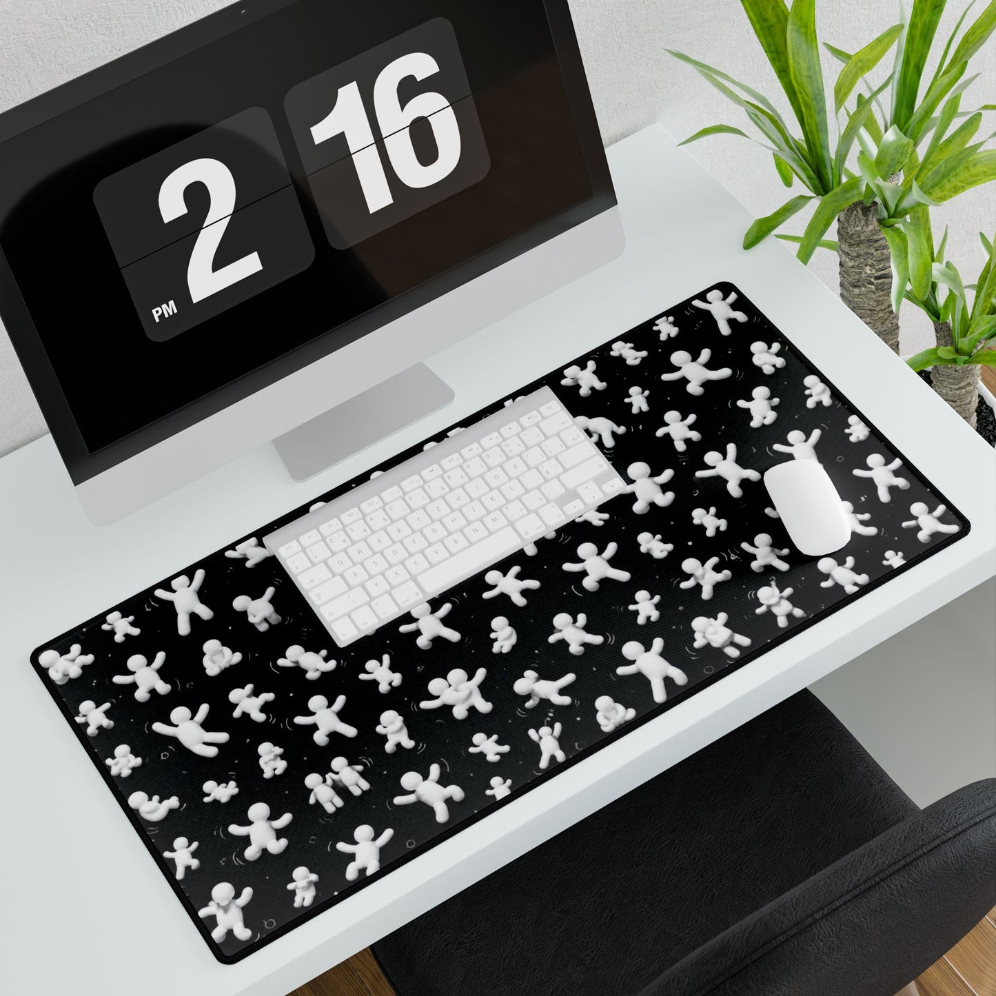 Blend-In XL Desk Mat — Meccha Chameleon Fan Gear — view 3