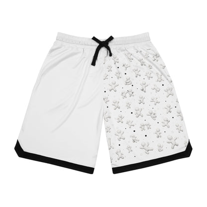 Tiny Character Basketball Shorts — Meccha Chameleon