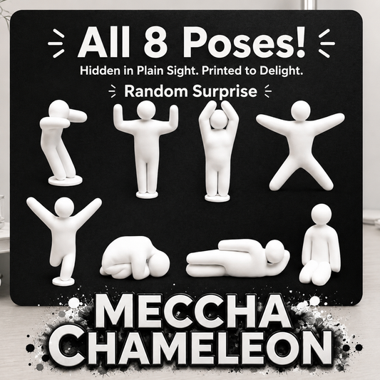 Mystery Pose Figurine — Random Meccha Chameleon